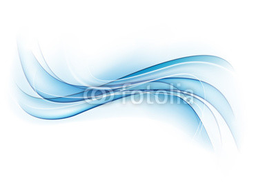 Abstract blue wavy background.