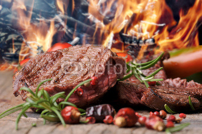 gegrilltes Steak vom Rind