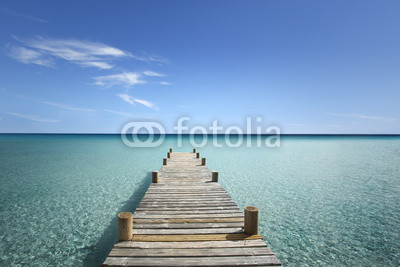 Passerelle en Bois sur ma Mer