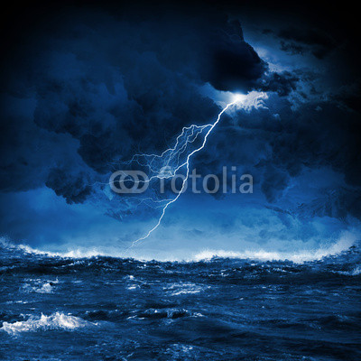 Storm at night