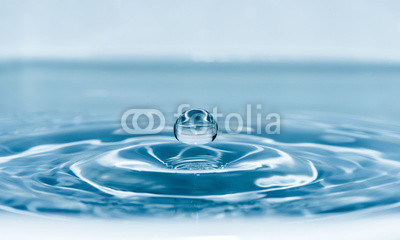 Drop in water