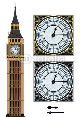Landmark Big Ben and the clock