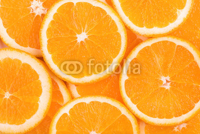 background of orange slices