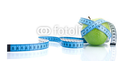 Green shiny apple