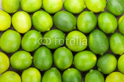 Fresh ripe limes