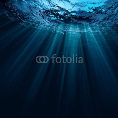 Deep water, abstract natural backgrounds