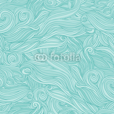 Seamless abstract pattern, tangle wavy hair background