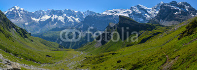 Mountain landscape - Switzerland Alps Panorama