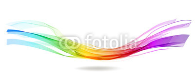 Abstract colorful background with wave