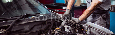 Fixing automotive engine
