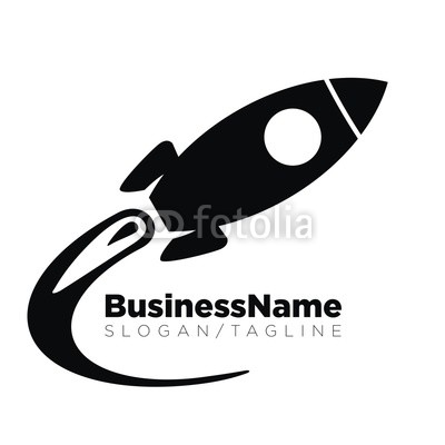 Rocket logo icon Vector