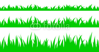 Set of seamless the grass.