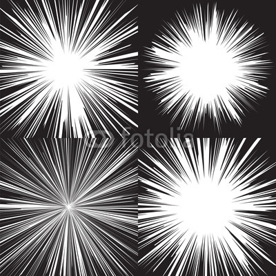 Radial speed lines
