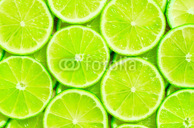 Lime slices background