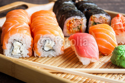 Japanese sushi set