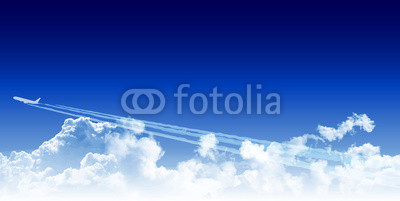 飛行機　ジェット機　空　背景