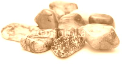 semi-precious stones isolated