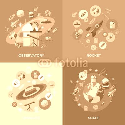 Four Space Icon Set