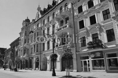 Ulica Piotrkowska w Łodzi/ Piorkowska street in Lodz, Poland