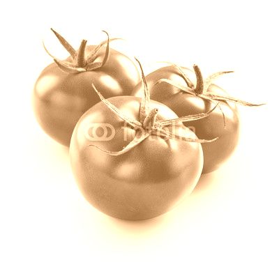 Tomatoes isolated on white background
