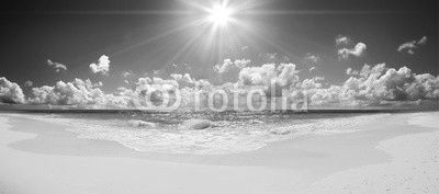 tropical beach and sea - landscape