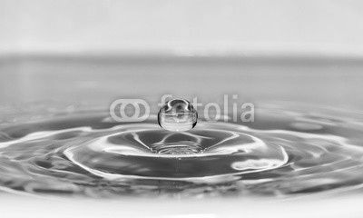 Drop in water