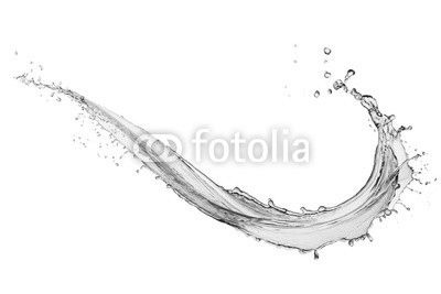 splashing water