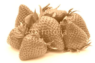 Strawberry isolated on white background. Fresh berry.