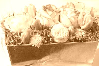 Blumengesteck mit Rosen