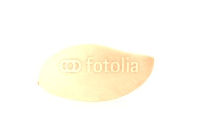 yellow mangoes on white  background