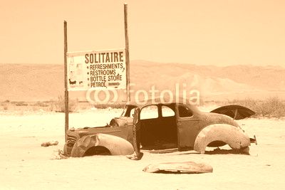 Alte Autos in Solitaire, Namibia