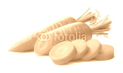 Fresh carrot and cut pieces isolated on white background as package design element