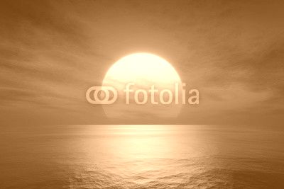 red sunset