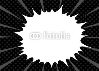 Comic book explosion superhero pop art style radial lines background. Manga or anime speed frame
