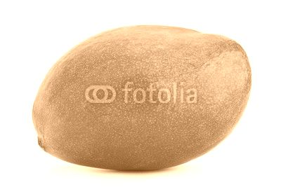 Mango tropical fruit 0n white