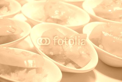 Sticky Rice with Mango close up