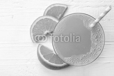 Glass of fresh orange juice