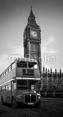 London bus und Big Ben