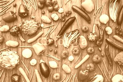 Vegetables colorful background