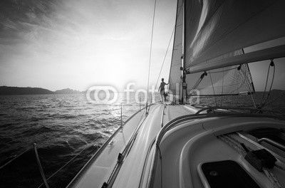 Man on the yacht
