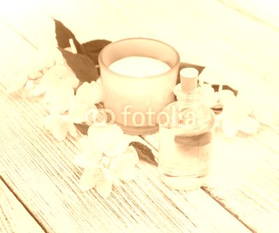 Spa concept with jasmine flowers