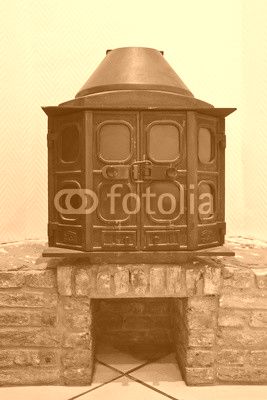 ancien poêle à bois