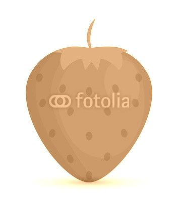 strawberry fruit healthy organic food icon. Colorful and flat design. Vector illustration