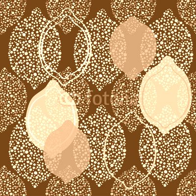 Seamless pattern with lemon and lime .