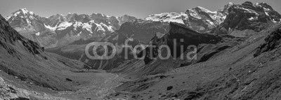 Mountain landscape - Switzerland Alps Panorama