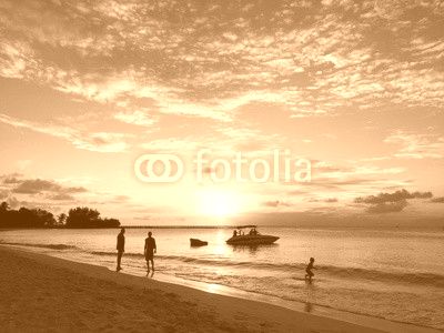 sunset at pebbles beach