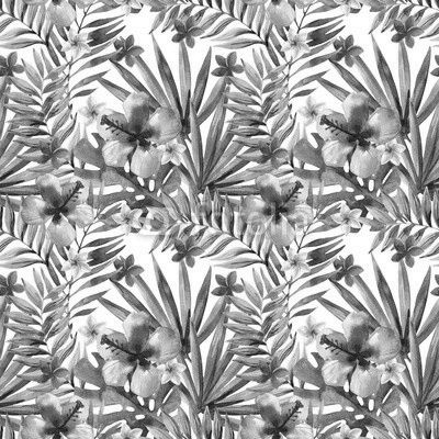 Abstract tropical summer seamless pattern.
