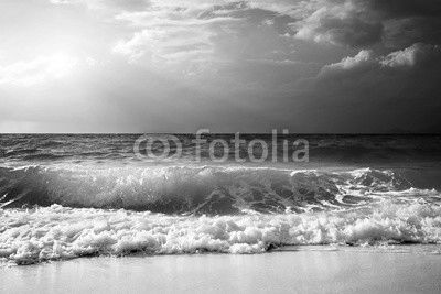 waves at Seychelles beach