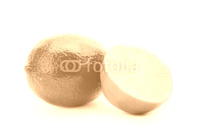 Lime isolated