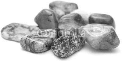 semi-precious stones isolated